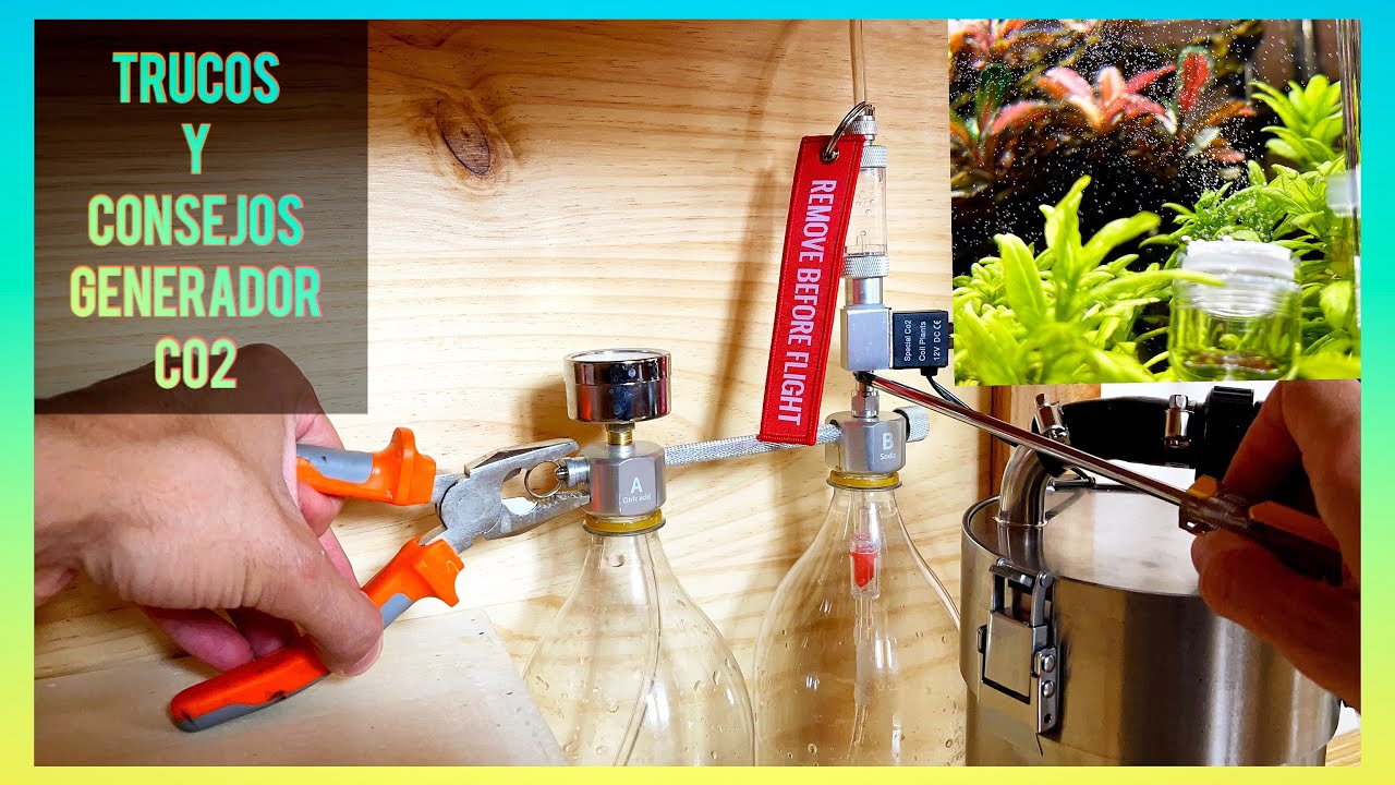 TRUCOS, CONSEJOS Y PRIMER REFILL DE NUESTRO GENERADOR DE CO2 PARA ACUARIO