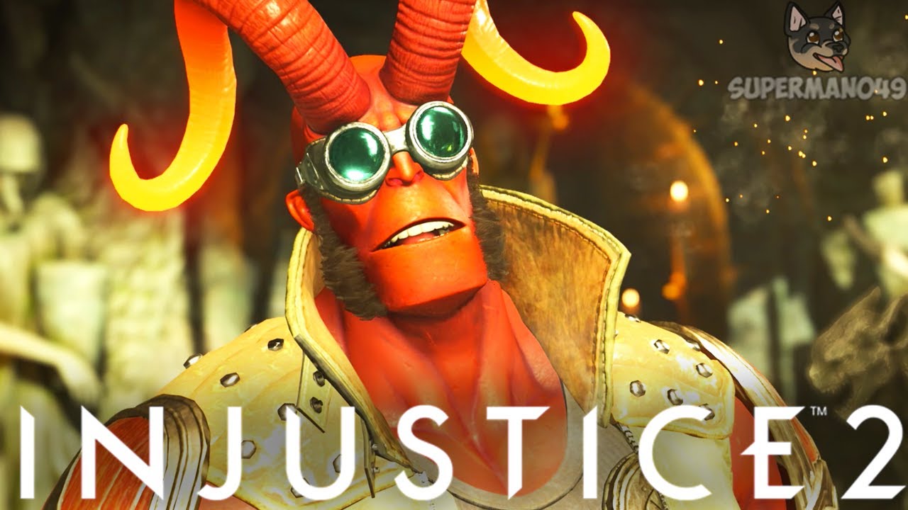 Hellboy Drops A 500 DAMAGE Combo! - Injustice 2: 