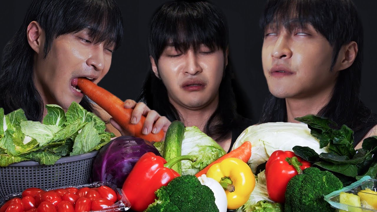 야채는 절대 먹지 않는 조준의 야채 식단 먹방...