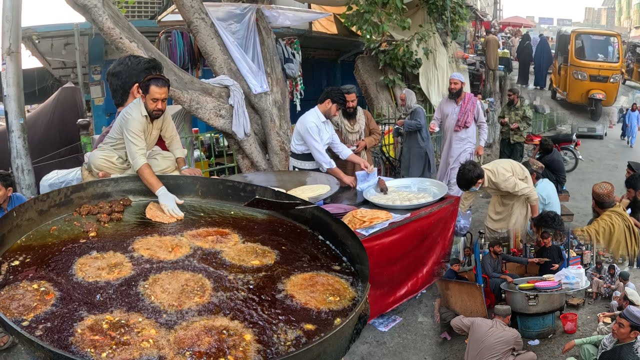 Afghan Breakfast for Less Than $1 | Unreal Street Food Experience | Only $1 for a Feast