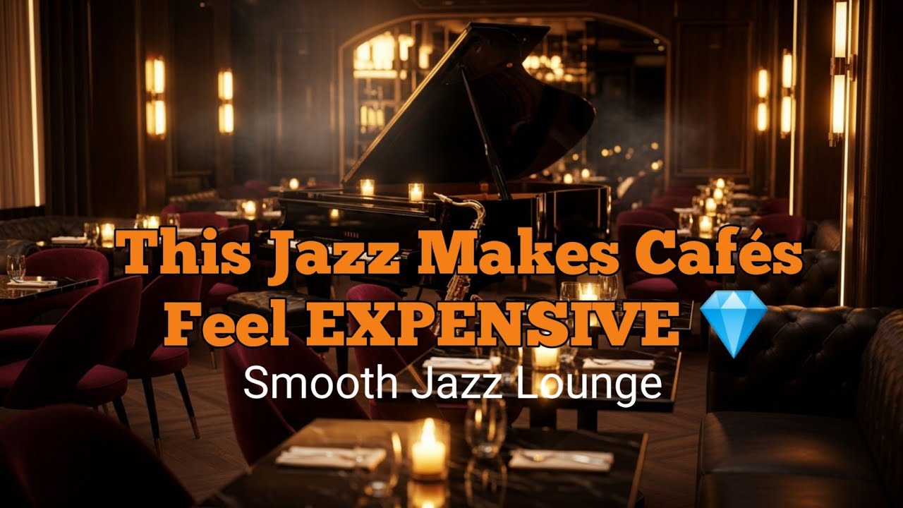 Smooth Jazz Lounge Vibes | Luxury Café Ambience for Premium Relaxation