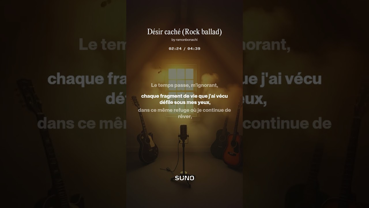 Désir caché Rock ballad