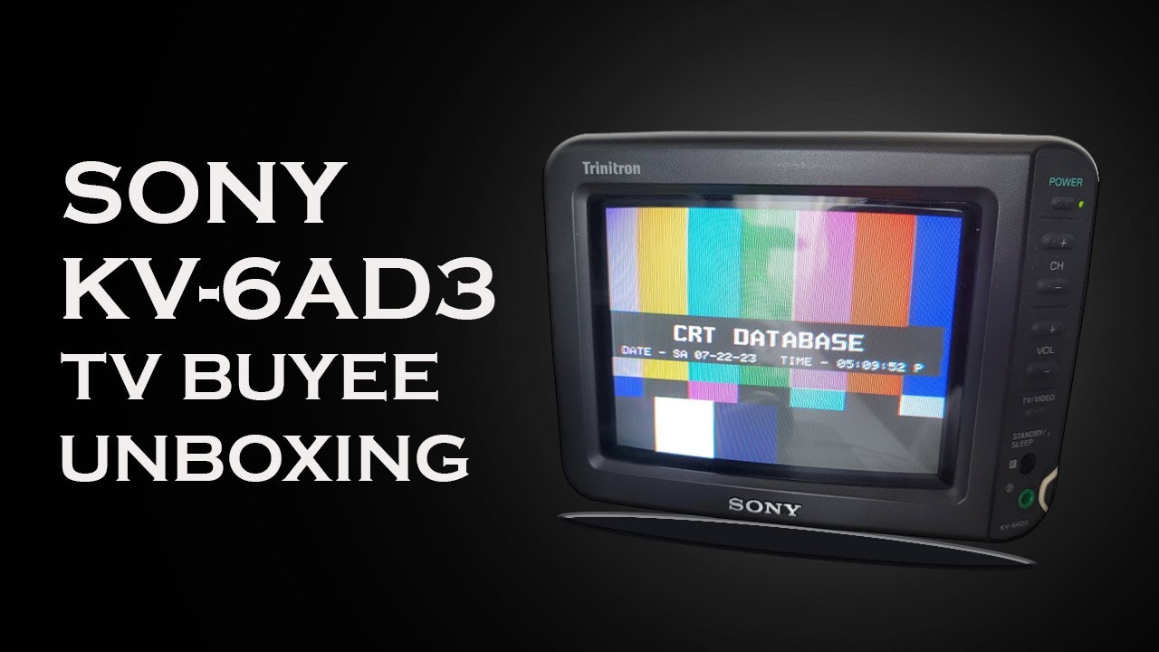 Sony KV6 AD3 TV Unboxing and Review by @AVTransfersUK Media Digitizing Specialists