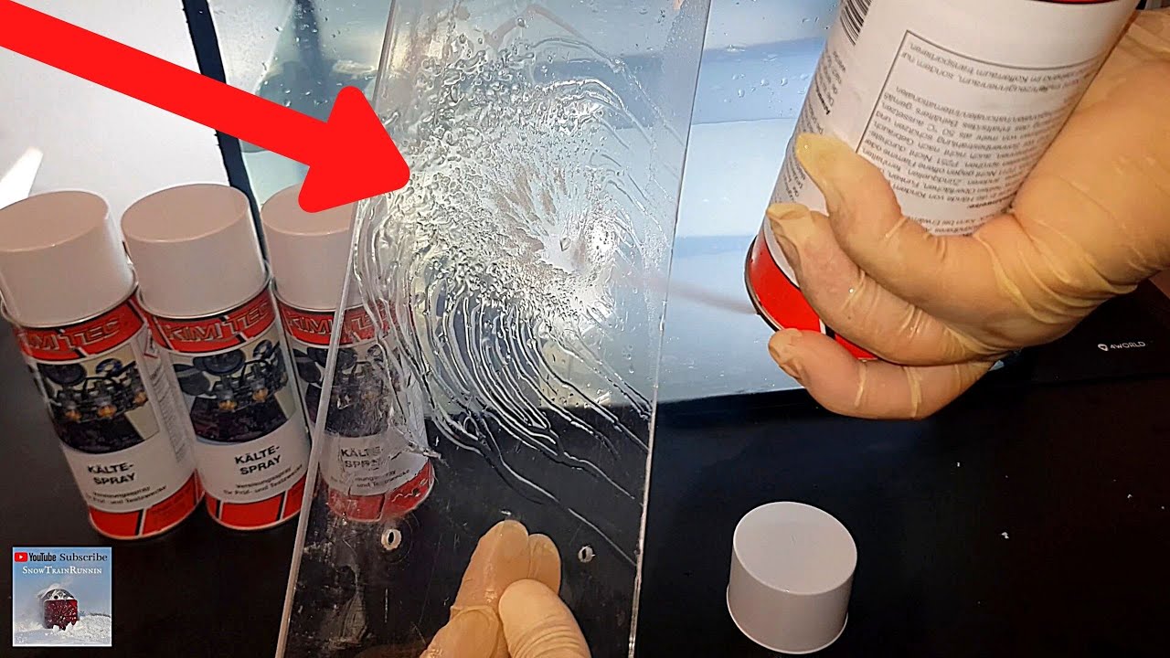 Liquid Nitrogen Spray that Freezes at -45 Degrees?!? | EXPERIMENT