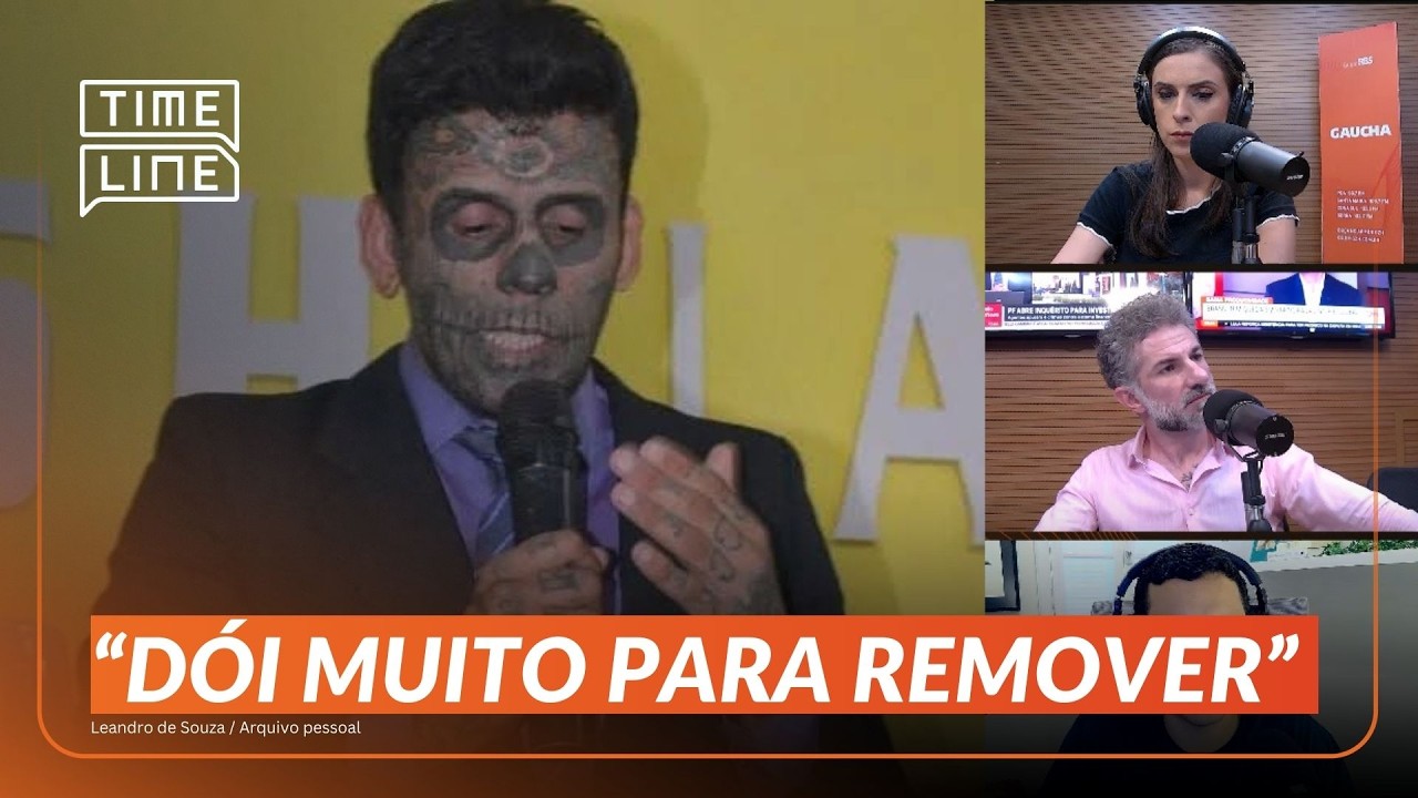 Homem que era o MAIS TATUADO do Brasil está removendo tatuagens; veja antes e depois | Timeline
