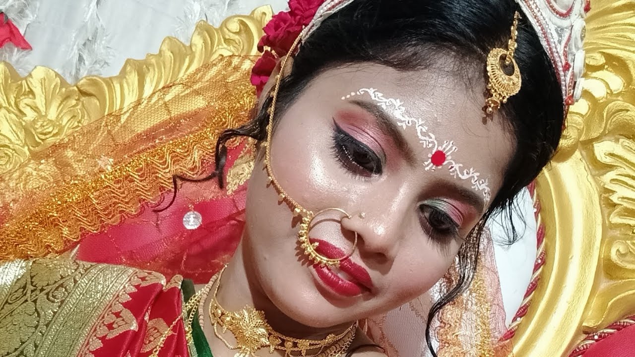 কেমন হয়েছে আমার এই সাজানো অবশ্য জানাবে।bridal makeup 💄💯|Rumki'smakeover|2024|