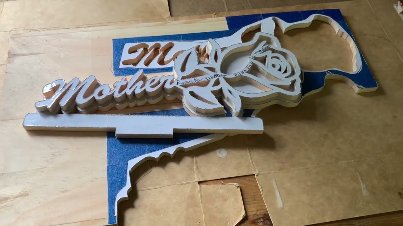 Rose for Mother Scroll Saw Project