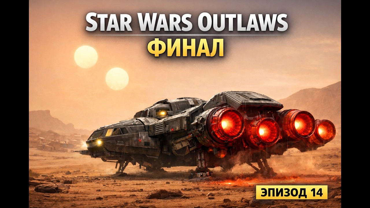 STAR WARS OUTLAWS #14 — Финал кампании | 3 часа приключений и вылетов