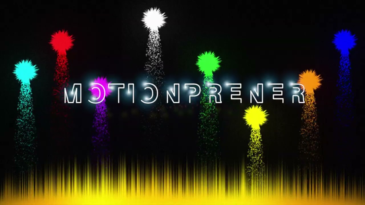 Colorful Energy Burst Motion Background 4K