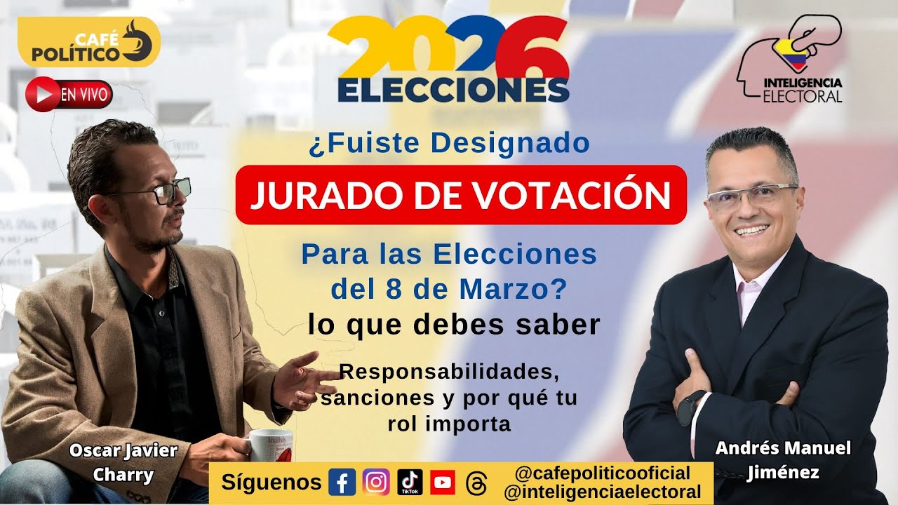 ¿Fuiste designado jurado de votación para las elecciones del 8 de marzo?