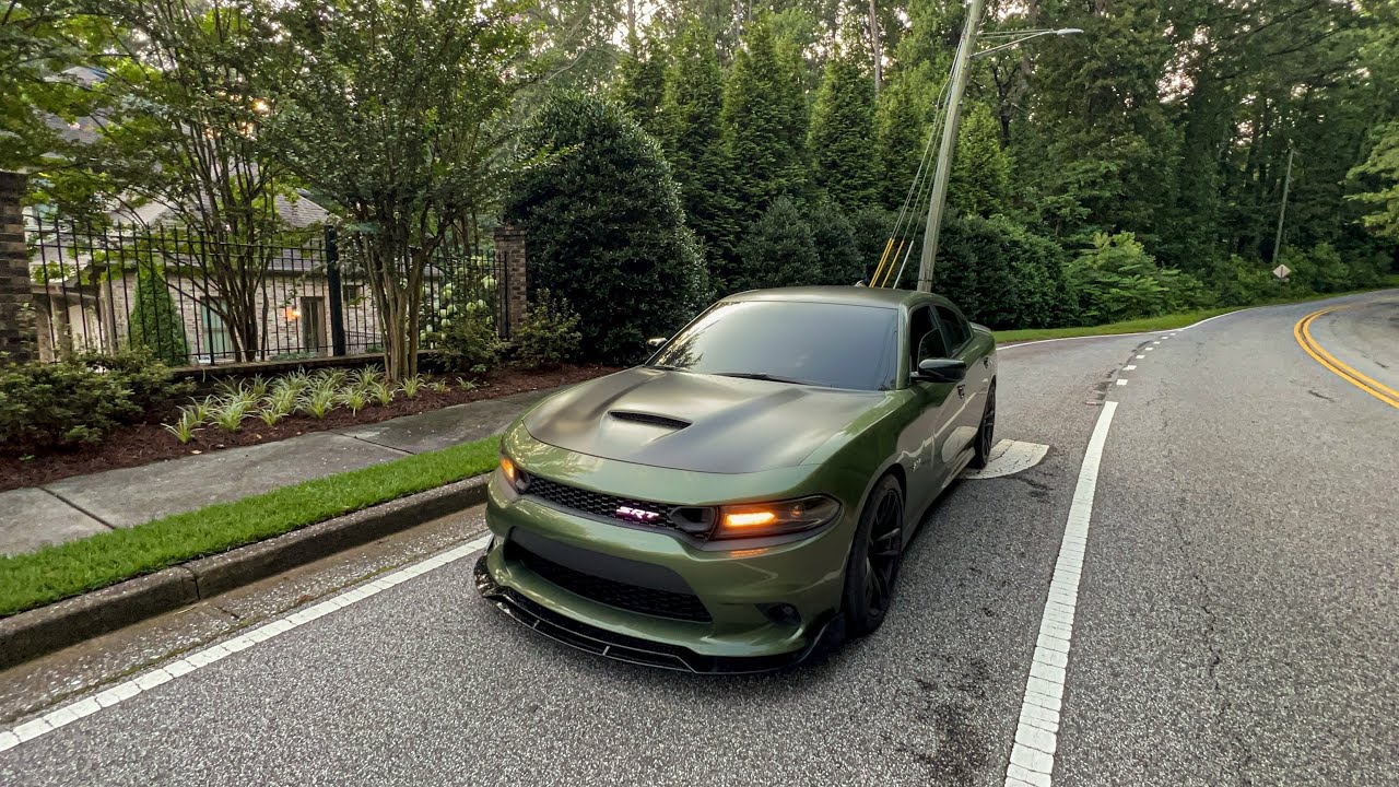 SLIDING THROUGH TRAFFIC IN 2021 SCAT PACK! NO TRACTION!
