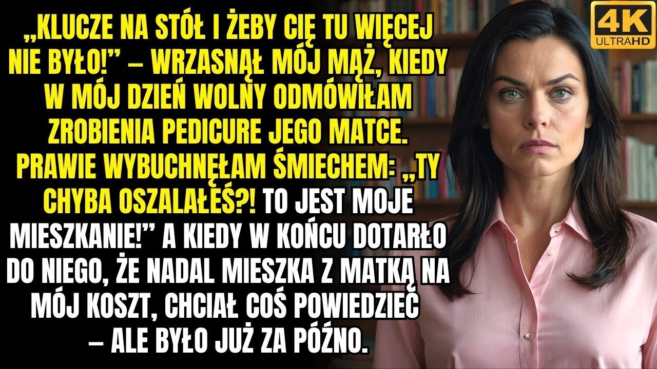 Kiedy m&oacute;j mąż postanowił mnie wyrzucić, prawie pękłam ze śmiechu &bdquo;Ty chyba całkiem zgłupiałeś !