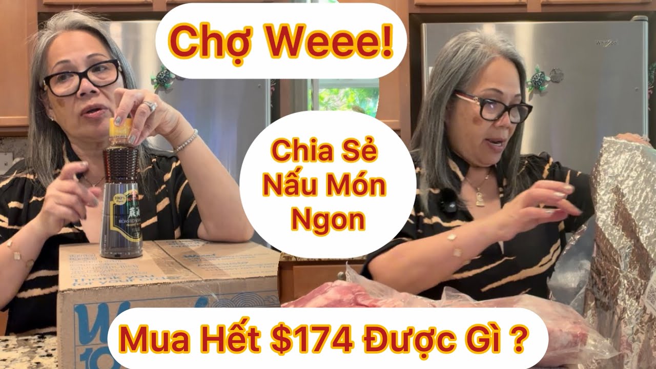 Tập 1973: Hôm nay Hồng đã mua những thức ăn gì chợ Weee! đem đến nhà chia sẻ món ăn mỗi ngày