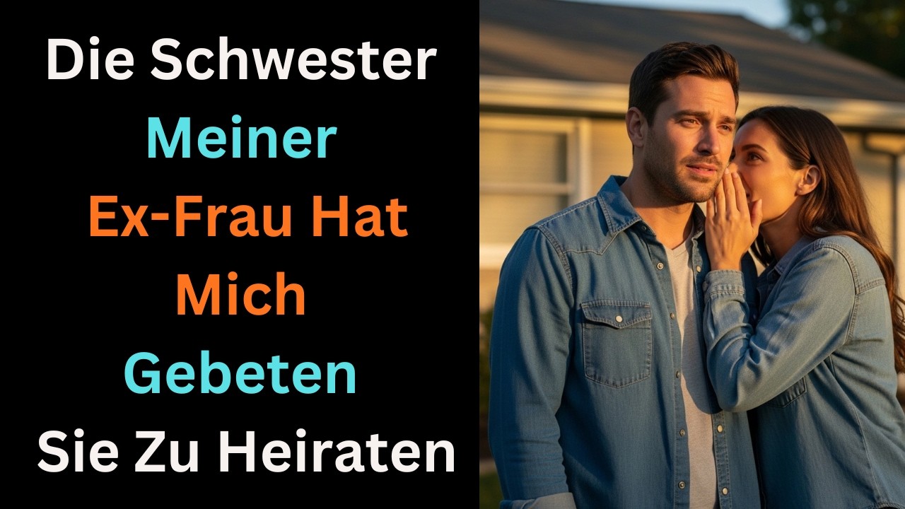 Die Schwester meiner Ex-Frau hat mich gebeten, sie zu heiraten