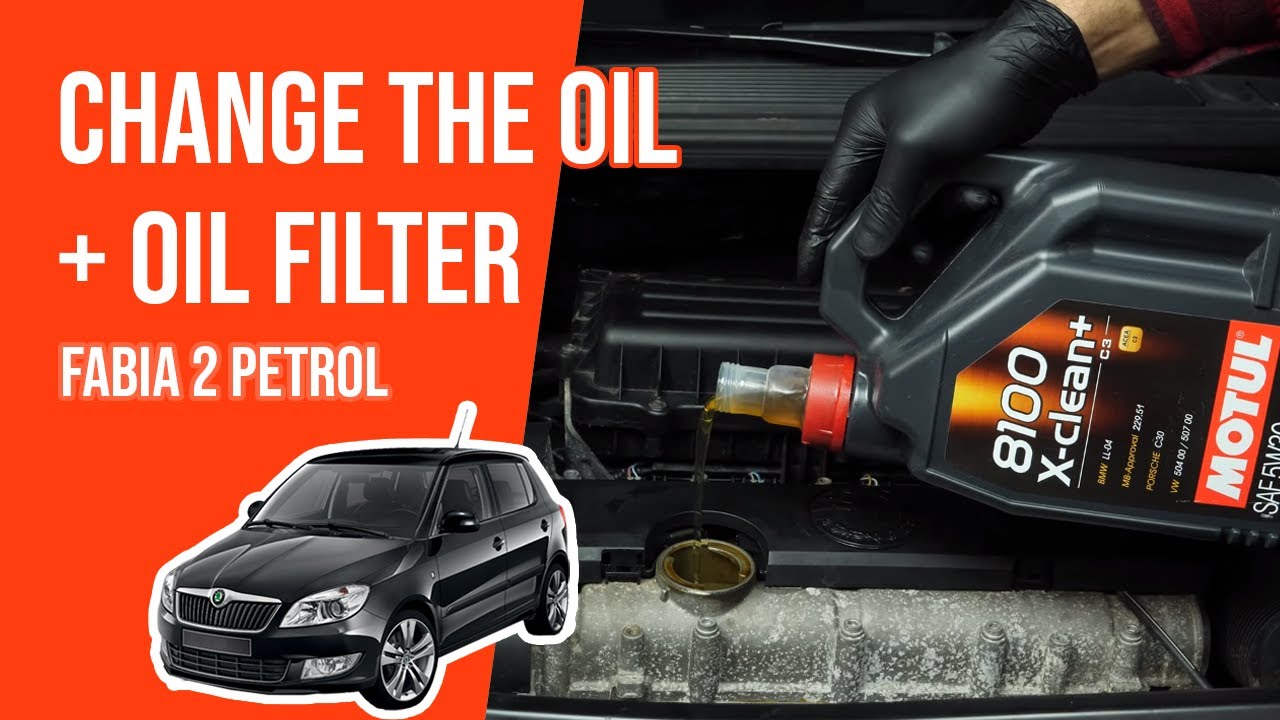 Change the oil and the oil filter Fabia mk2 1.4 16V🛢