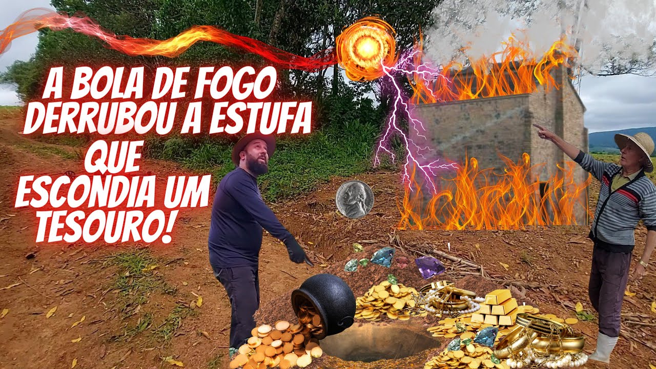 Achei a botija da bola de fogo que derrubou a estufa!#detectorismo #ginhodaselva