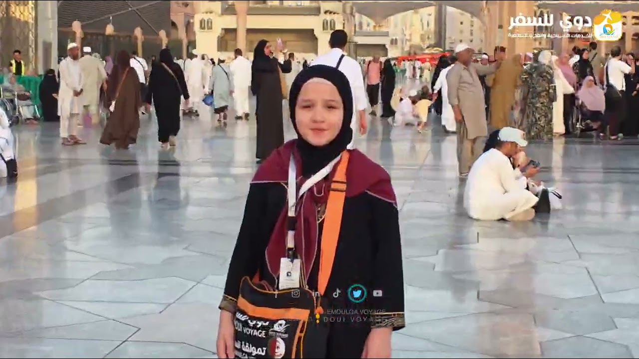دوي للسفر دخول فوج النساء الي الروضة الشريفة 