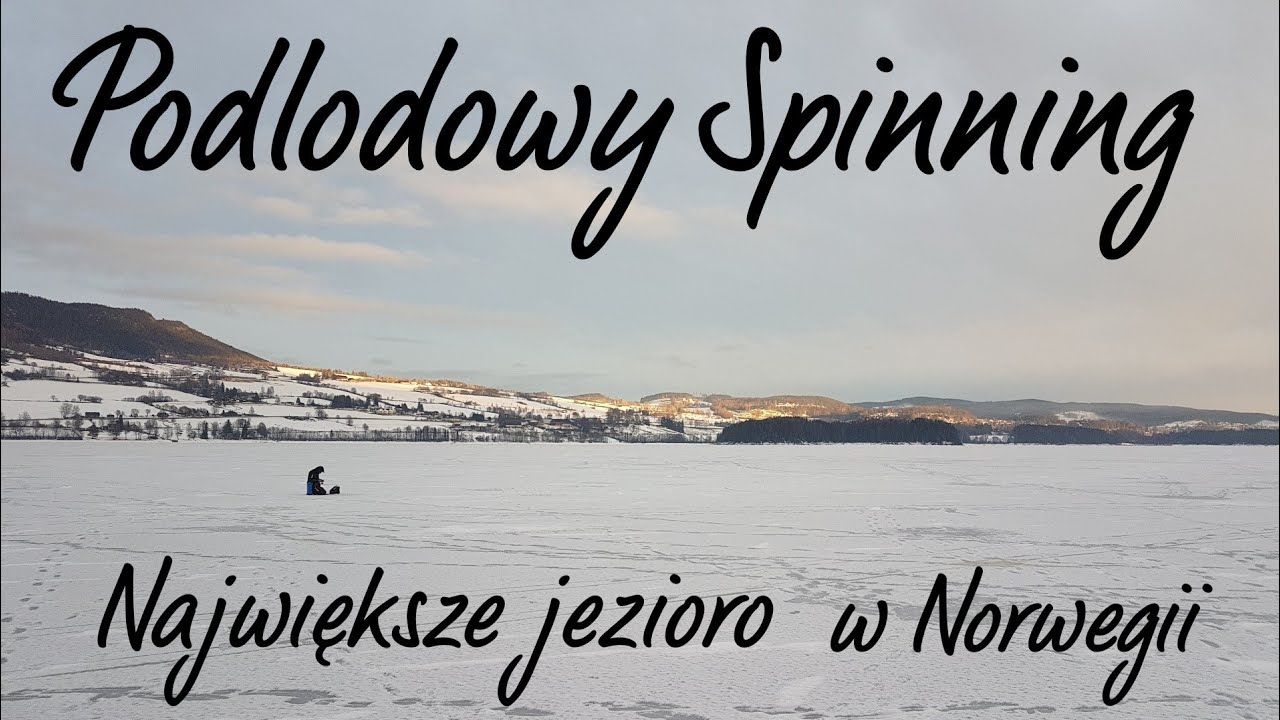 Spinning i martwa rybka - łowimy na największym jeziorze w Norwegii ice fishing #carphunterspolska