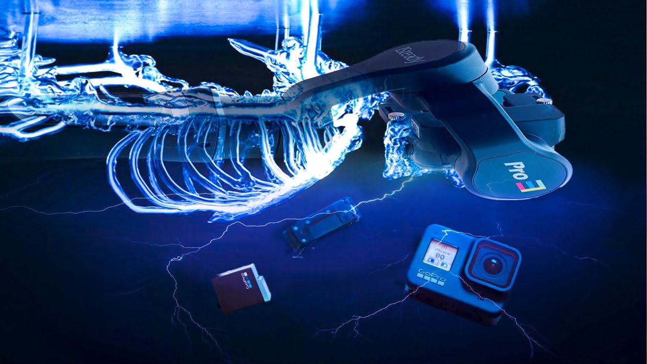isteadypro3 conexión a batería gopro 8