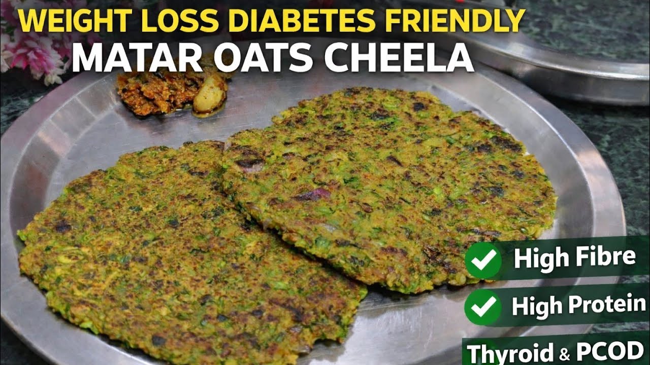 High Protein Oats Chilla Recipe | Weight Loss | Thyroid & PCOS Friendly
