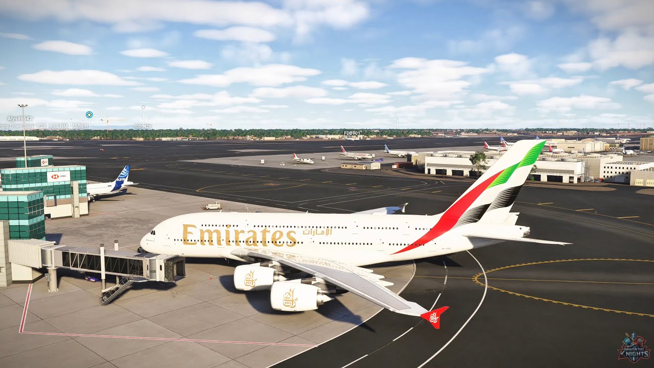 Airbus A380 Full Flight | Dubai (OMDB) → Delhi (VIDP) | Calm & Realistic A380 Ops