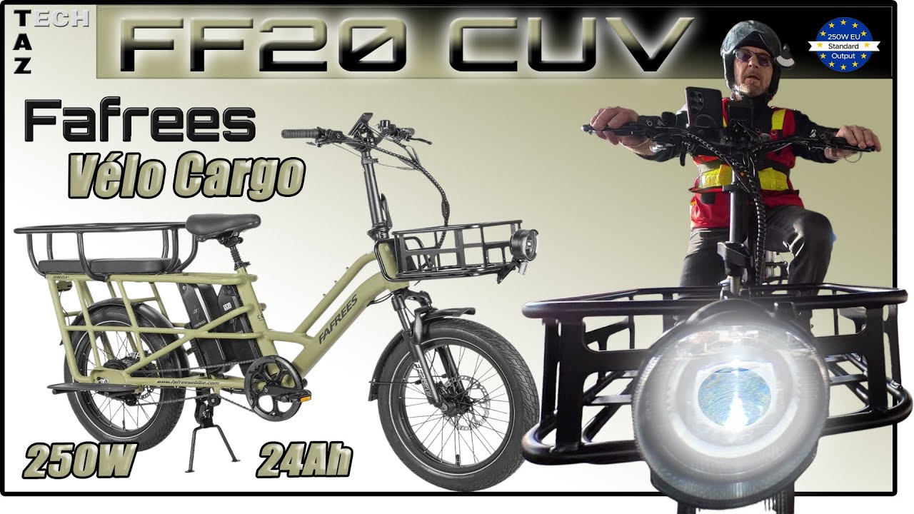 Fafrees FF20 CUV vélo cargo VAE - Spacieux, confortable et LEGAL - Bonne chance !