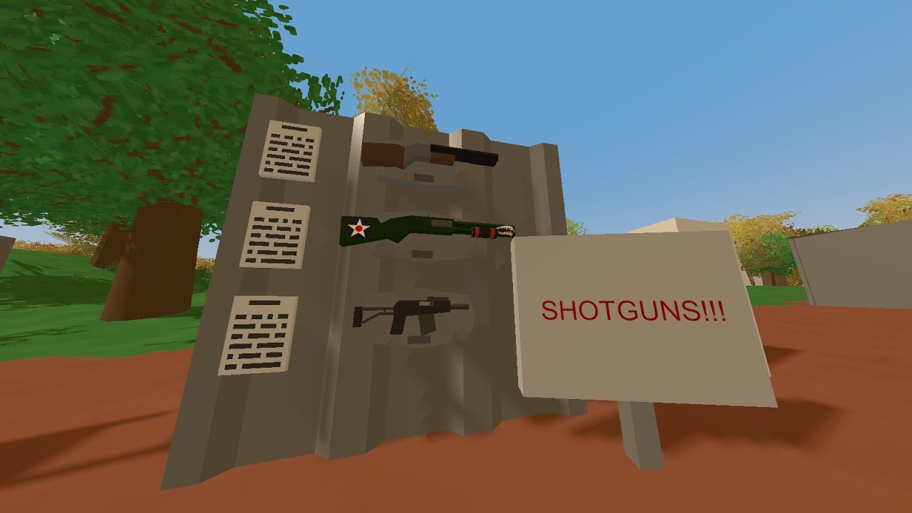 (OLD)Unturned - All Shotguns Review