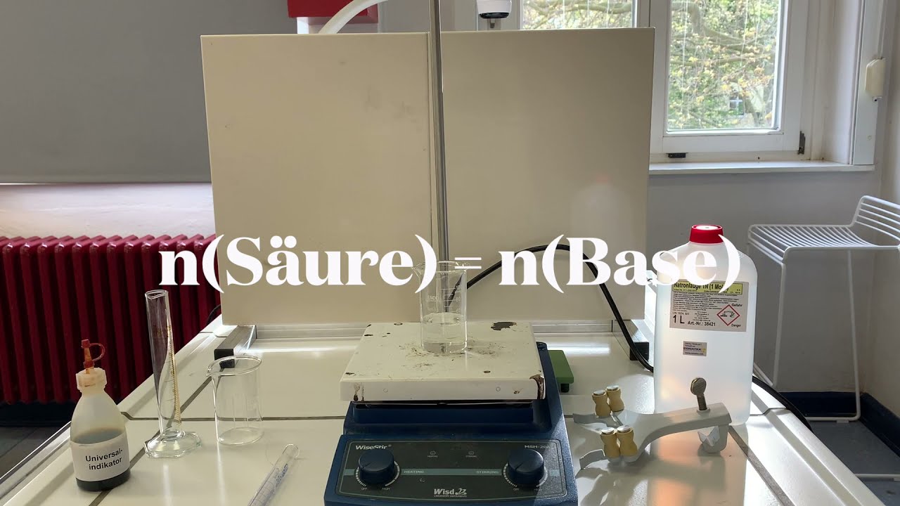 Titration - Bestimmung der Konzentration einer sauren Lösung
