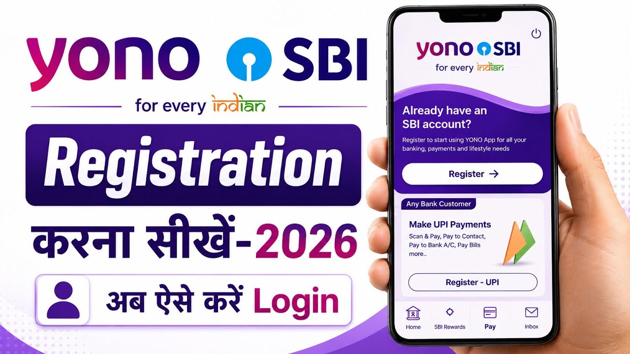 YONO SBI Registration Kaise Kare 2026 | New User Registration Step by Step