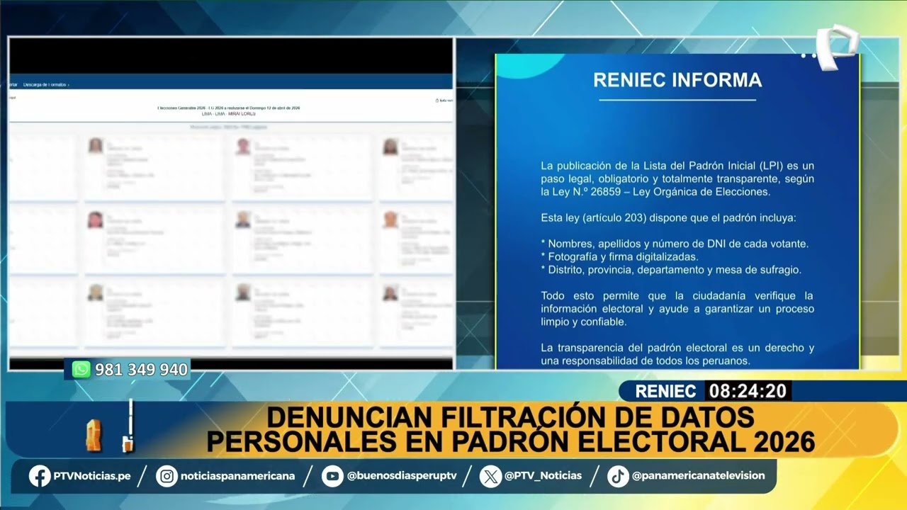 &iexcl;Protege tu privacidad! Usuarios alertan filtraci&oacute;n de datos en padr&oacute;n electoral 2026 🛡️