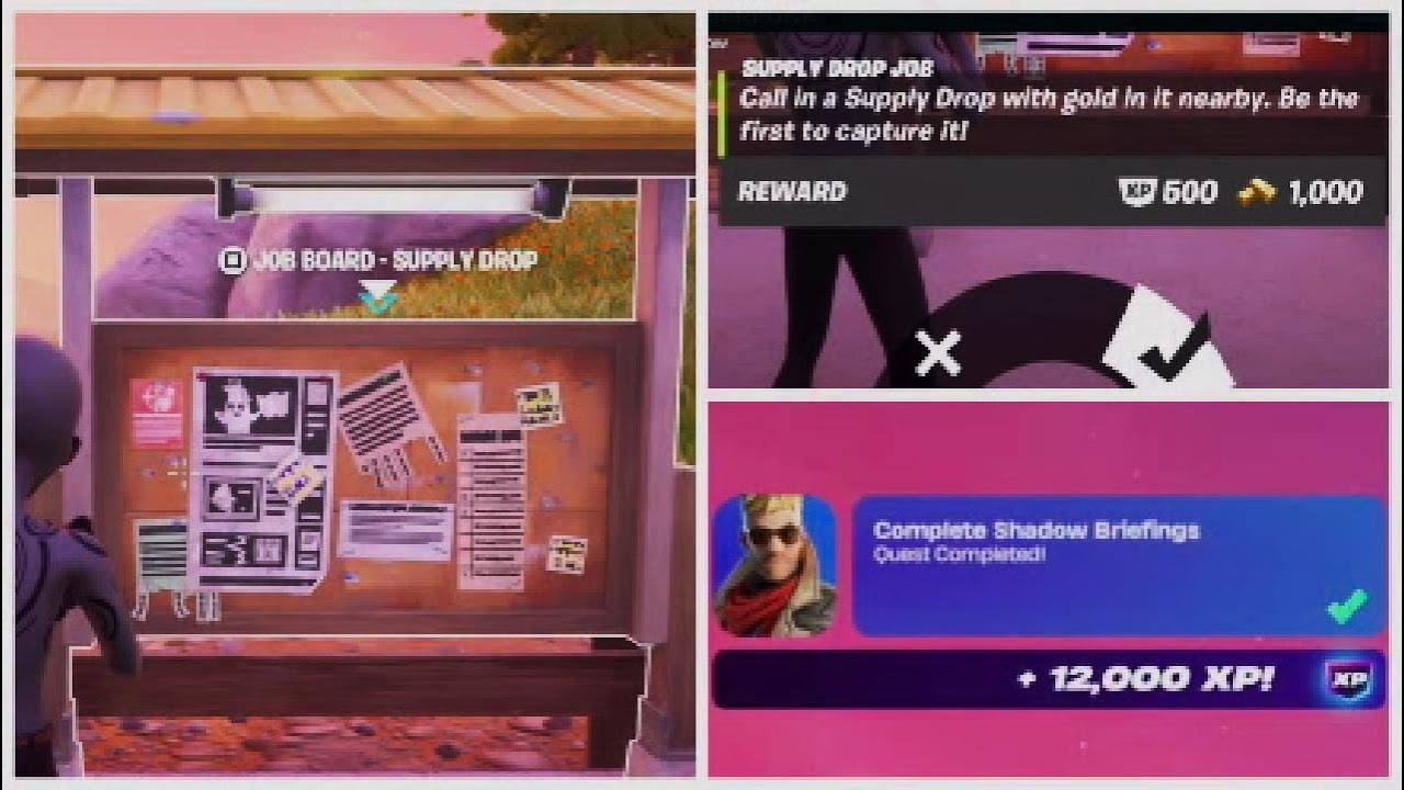 Easily Complete Shadow Briefings - Fortnite Weekly Quest