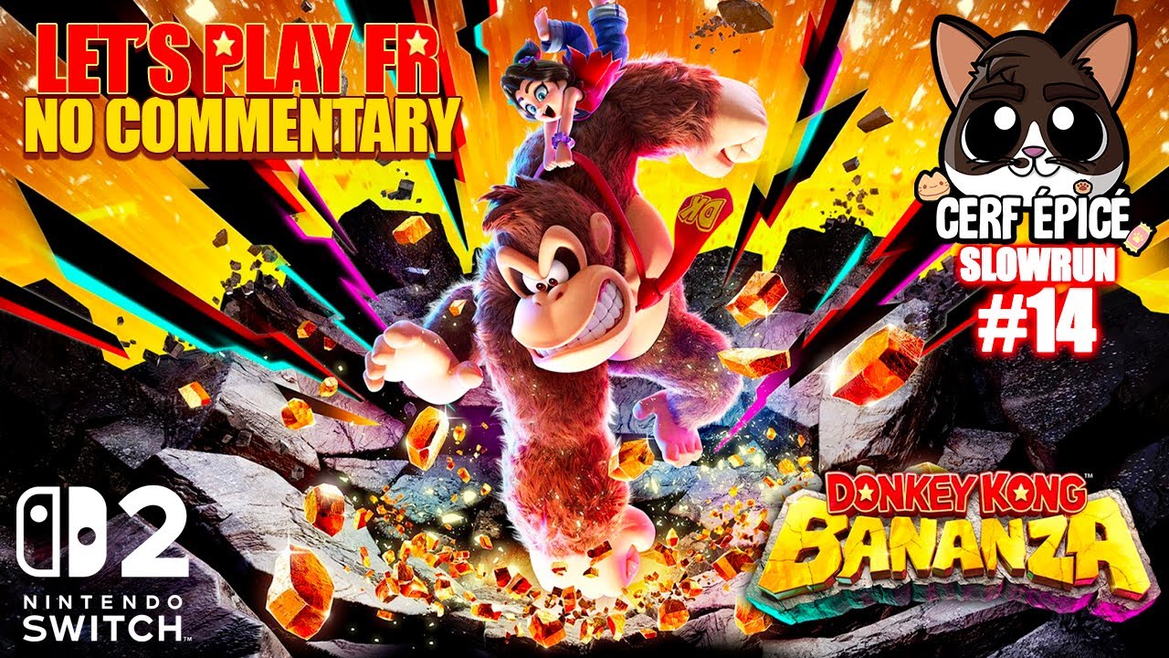 #14 - Donkey Kong Bananza - Strate de la Décharge (-1000) + Boss Boulpif + Strate du Rhinodrome