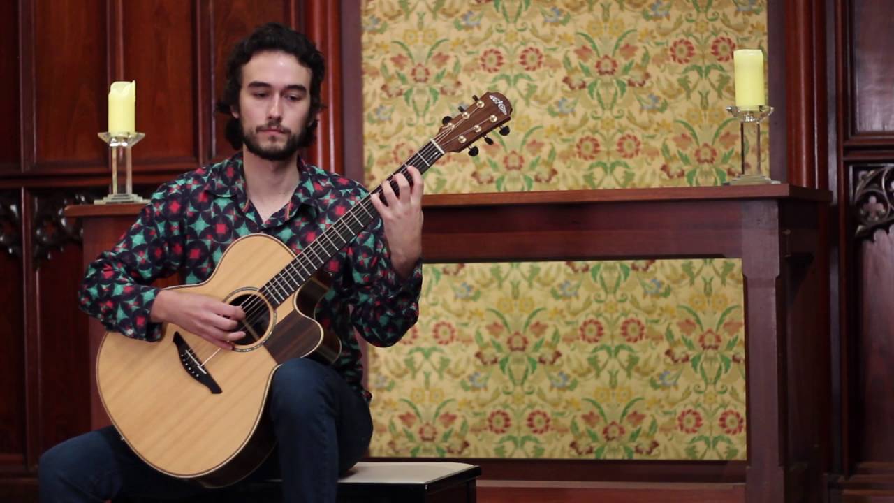 Bach's Cello Suite no. 1, Prelude. On a Steel String Acoustic Guitar