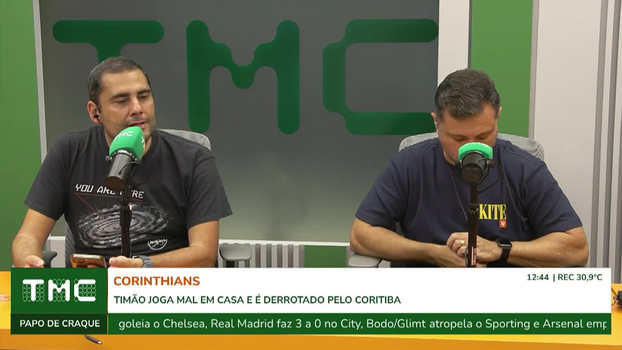 CORINTHIANS TEM ATUAÇÃO APAGADA E PERDE PARA O CORITIBA