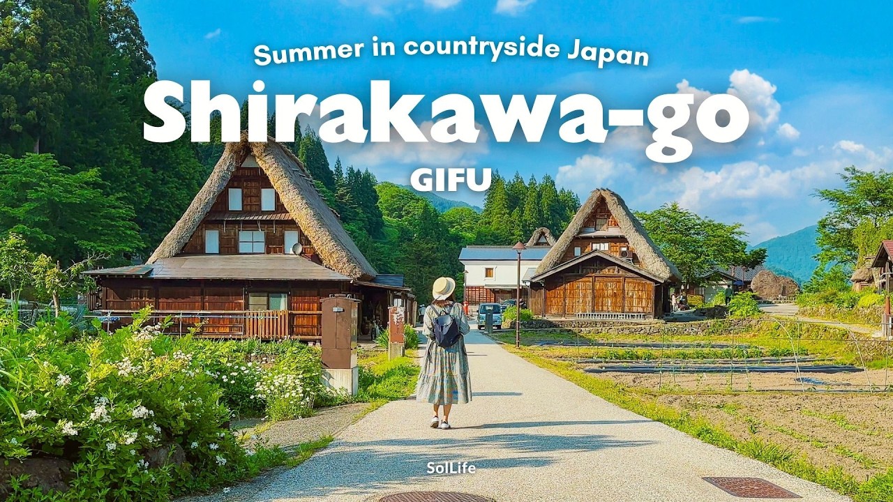 Summer escape to Japanese Countryside | Visiting village of Shirakawago & Gokayama | Japan VLOG