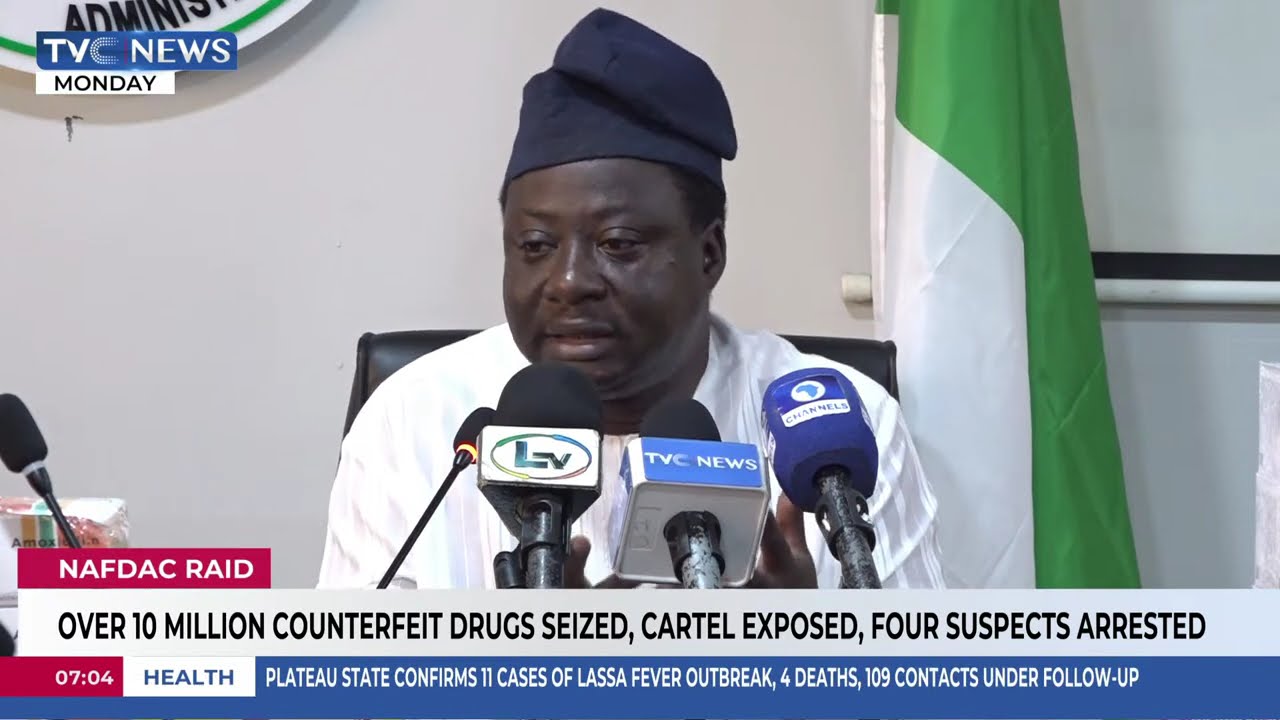 NAFDAC Uncovers Millions Of Fake, Banned Drugs In Lagos Warehouse