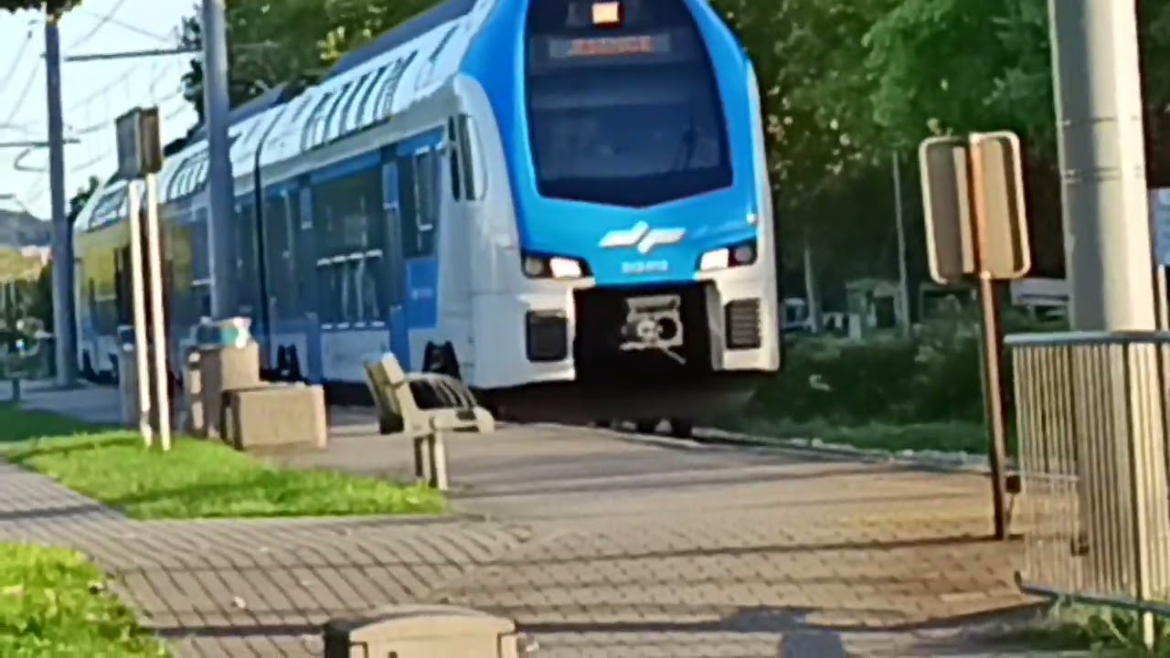 Paso a nivel av Litostrojska linea Jesenice - Lubliana