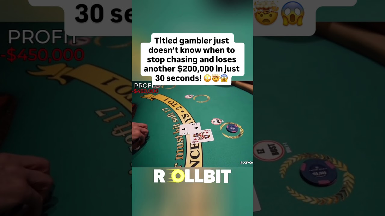 Tilted Gambler Can’t Stop Chasing His Losses When Playing Huge $50,000 Hands! 