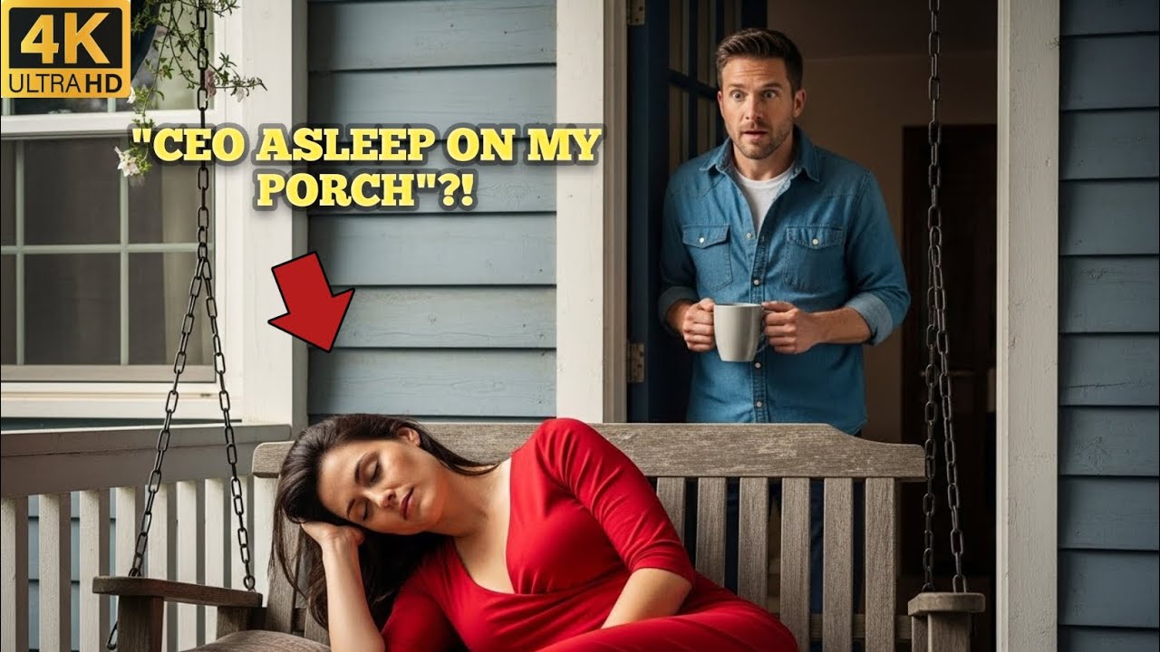 As a Single Dad I Never Expected This: Female CEO Asleep on Porch – 