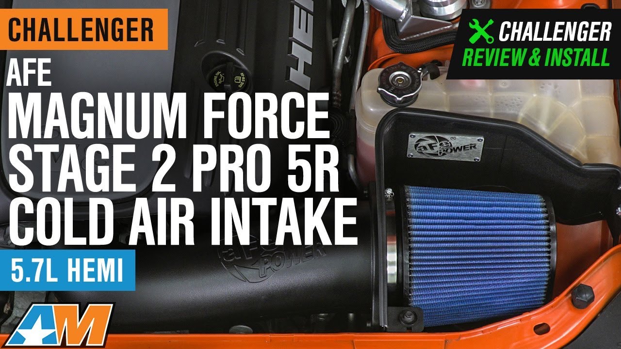 2011-2020 Challenger 5.7L HEMI AFE Magnum FORCE Stage 2 Pro 5R Cold Air Intake Review & Install