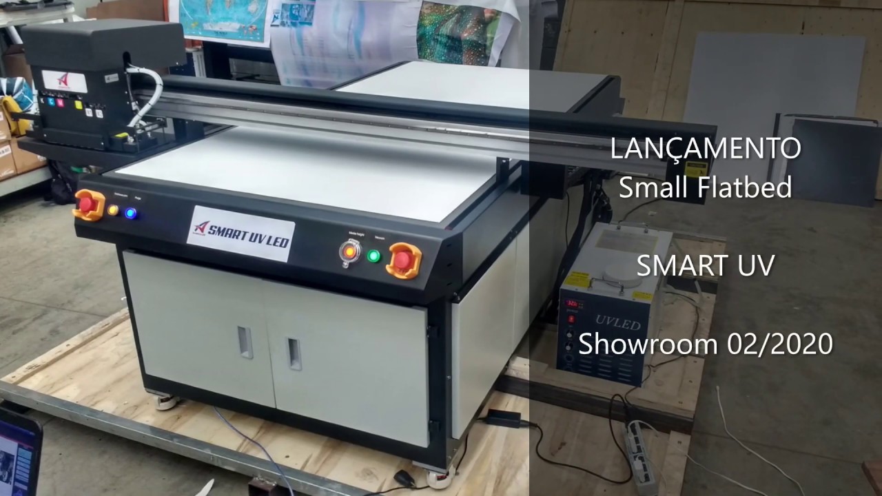 America UV lança a Flatbed Compacta Smart UV LED