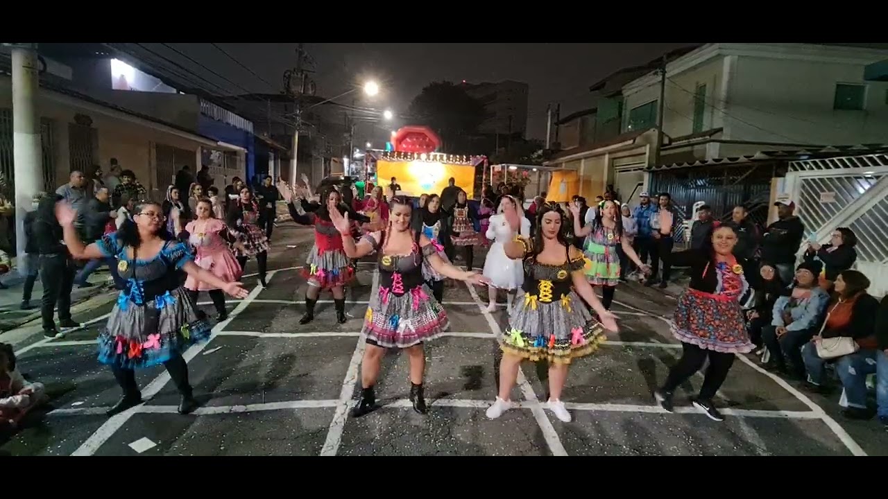Dança Das Colaboradoras  Festa Junina 2022 Colégio Degraus Objetivo Guilhermina