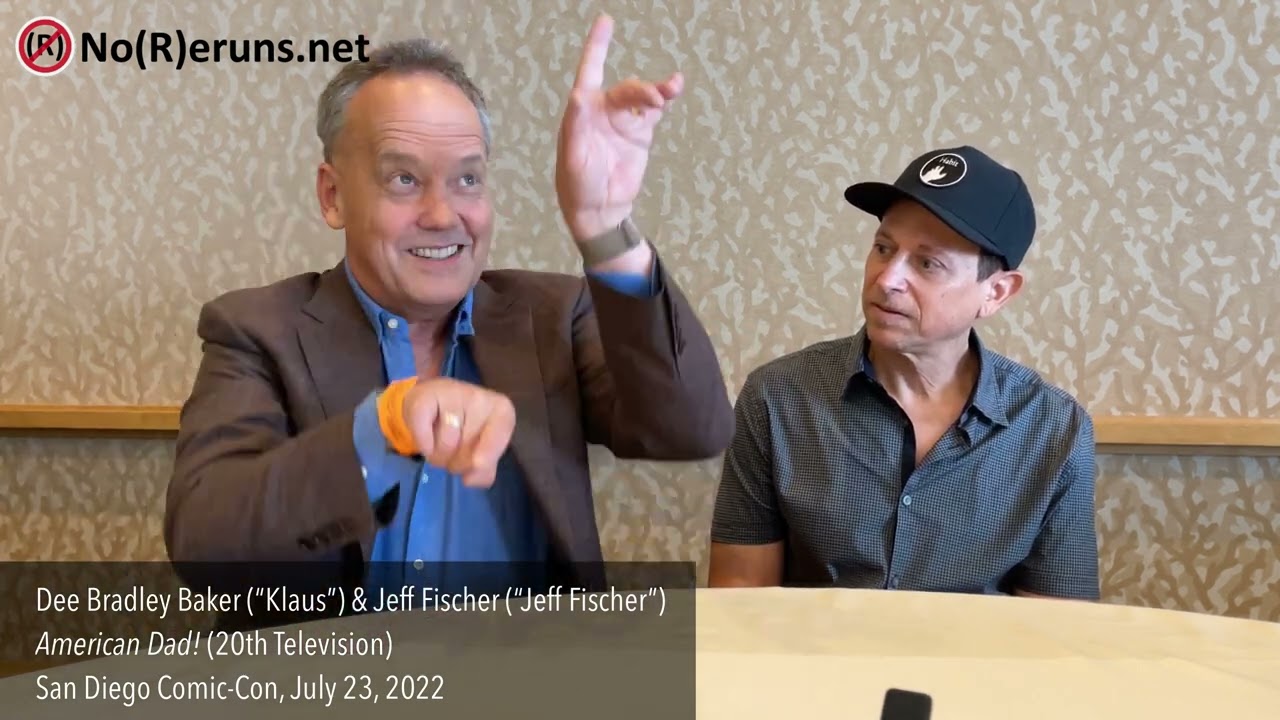 American Dad Q&A with Dee Bradley Baker & Jeff Fischer (SDCC 2022)