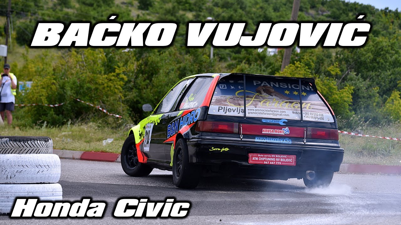 Backo Vujovic - Brdska trka Kuci 2025 - Honda Civic 1.4 E1