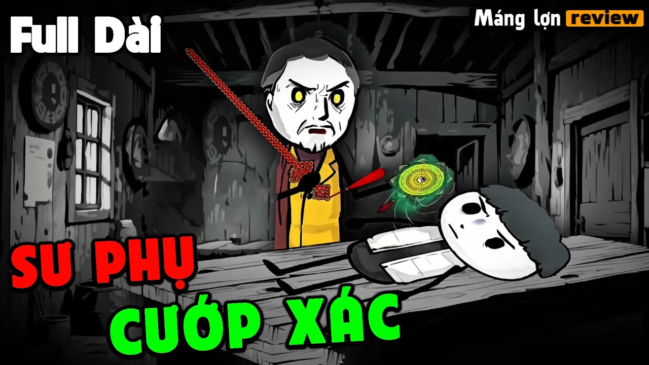 hoạt hình kinh dị. sư phụ nuôi tôi 18 năm để cướp xác - Truyện Làng Ma (full) | máng lợn review.