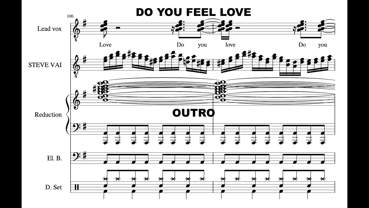 Do You Feel Love/Outro (Jacob Collier)- FULL TRANSCRIPTION