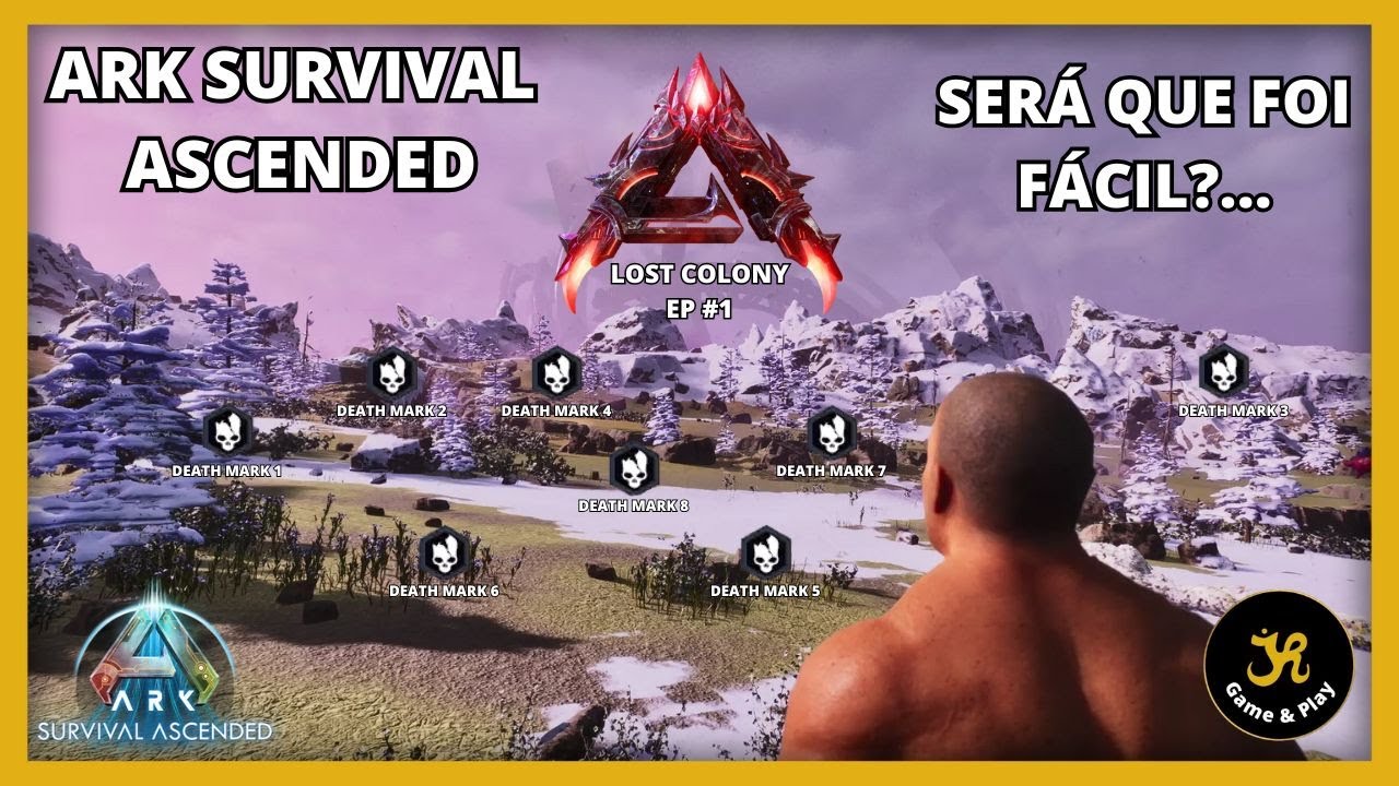 ARK SURVIVAL ASCENDED - LOST COLONY - Será que foi fácil? Início da aventura mais louca que verás!