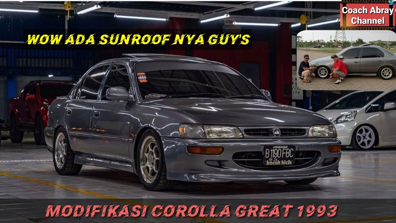 Review Modifikasi Corolla Great '93, Menolak Tua Modif Ceper Abiz ala Nanda Member GCC Great Corolla