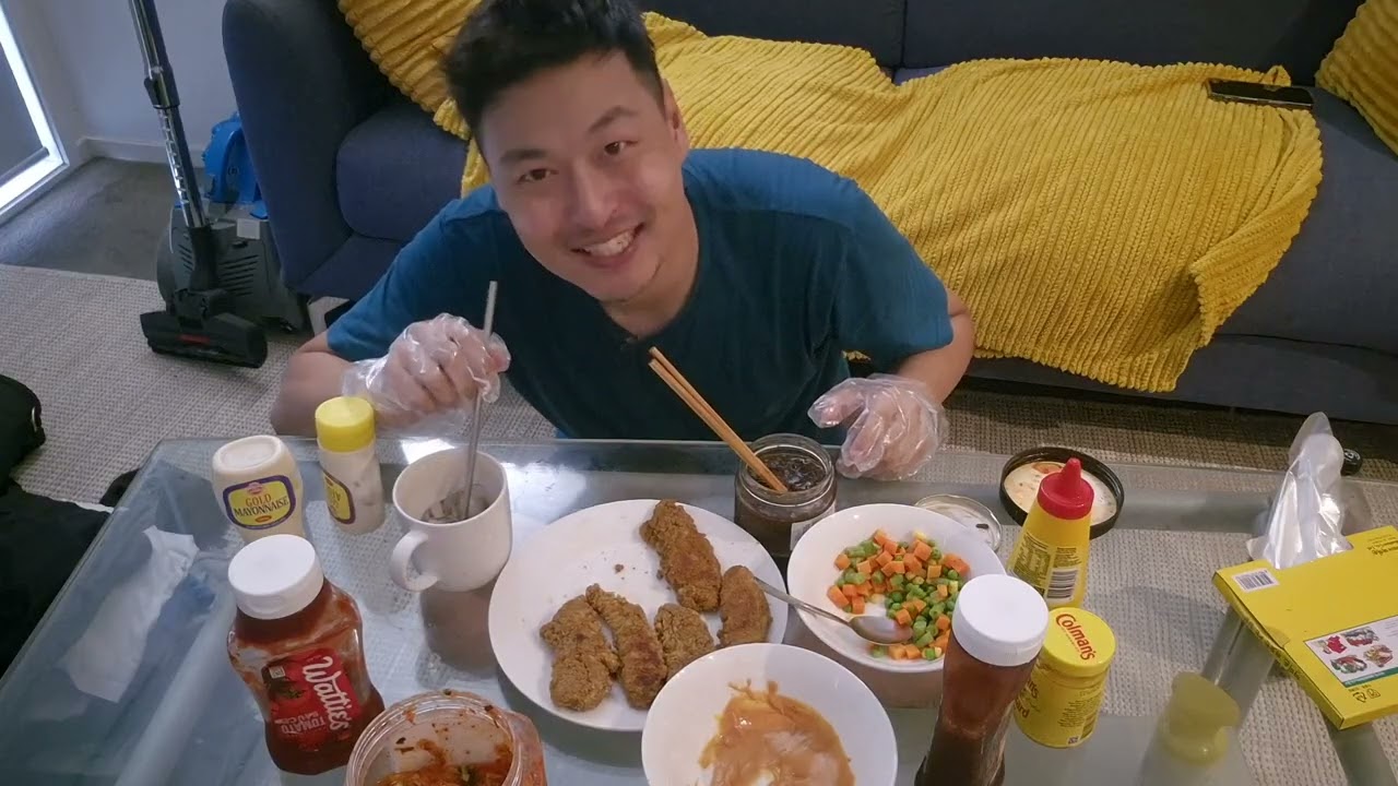 Chicken Tenders Mukbang 치킨텐더 먹방 ft. fancy sauce