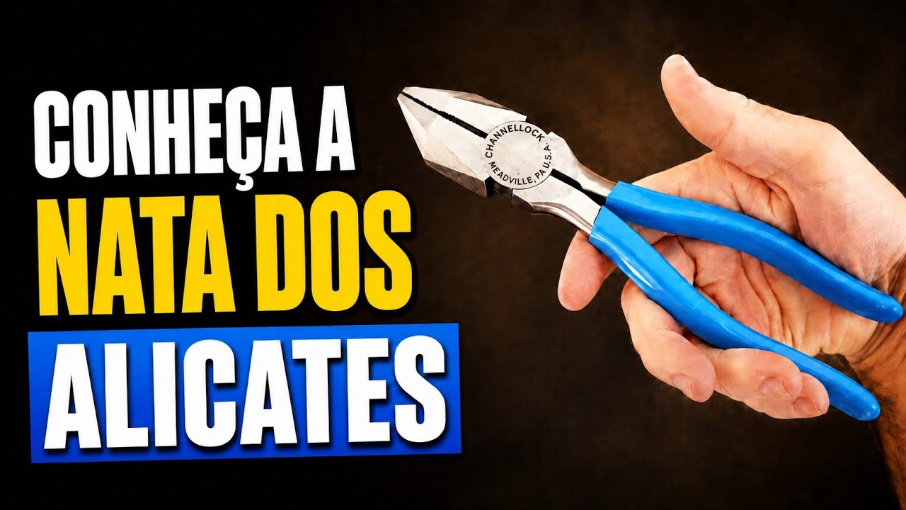 A Nata dos Alicates: Construção impecável, zero folgas, corte perfeito.